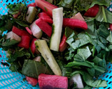 A picture of step 1 of Green Juice.