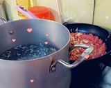 صورة لخطوة 1 من وصفة تليتلي احمر 😋😘