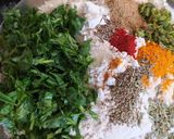 A picture of step 2 of Methi Poori.