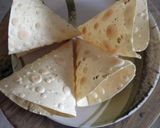 A picture of step 2 of Papad cone chat.