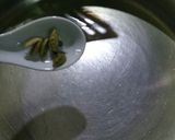 A picture of step 4 of Nishashta halwa.