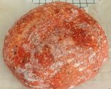 Foto langkah ke 17 dari resep Angkak Wijen Hitam Sourdough Bread.
