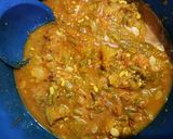 A picture of step 3 of Green beans and Turai Sabji.