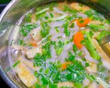 Hình bước làm 8 của món Bánh canh cá cờ, đậu hủ từ cơm nguội, bột gạo, bột năng