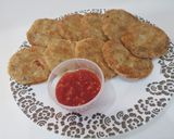 A picture of step 4 of Alu chicken cutlets.