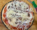 A picture of step 4 of Pizza Dough & Pizza Sauce.