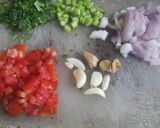 A picture of step 1 of Poha mini uttapam.