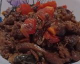 Foto langkah ke 5 dari resep Tumis daging kambing bumbu kecap.