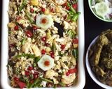 মিক্স ভেজ এগ ফ্রাইড রাইস (mix veg egg fried rice recipe in Bengali) রেসিপি ধাপ - 4 ছবি