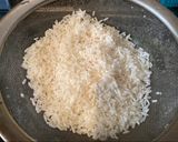 A picture of step 3 of Thai mango sticky rice (khao niaow ma muang - ข้าวเหนียวมะม่วง).