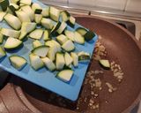 Foto del passaggio 2 della ricetta Papillon verdi (Farfalle zucchine e pistacchio)