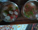 A picture of step 3 of Pomegranate mojito mocktail.