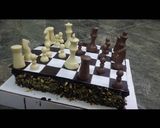 صورة لخطوة 9 من وصفة كيكه الشطرنج♚♜♖♔