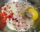 Foto del paso 2 de la receta: Torrejas de lechuga y jamón baja en calorías💃