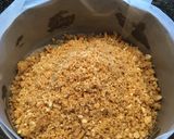 A picture of step 5 of Japanese baked cheesecake.