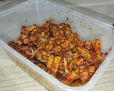 Foto langkah ke 19 dari resep Orek Balado Tempe Teri Kering.