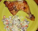 Foto del paso 4 de la receta: Pollo al horno con papas rústicas