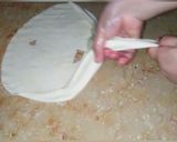 A picture of step 8 of Malabari paratha.