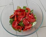 Egészséges zöldséges saláta recept fázis 4 fotója