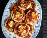 A picture of step 18 of Mini cheeseless pizza.
