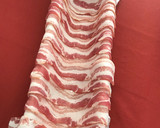 Baconos csirkemell őzgerinc formában, sült krumplival recept fázis 1 fotója