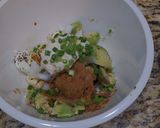 A picture of step 1 of Ity's Avocado Egg Salad.