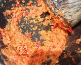 Foto langkah ke 3 dari resep Sambal Kemiri Terong Bakar.