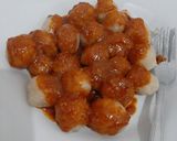 Foto langkah ke 6 dari resep Cilok Kuah Kacang.