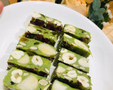 Hình bước làm 4 của món Kẹo nougat (hạnh phúc) trà xanh