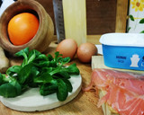 Foto del paso 1 de la receta: Pitas proteicas rellenas de Salmón ahumado, canónigos y queso