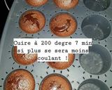 Une image de l'étape 5 de Fondant aux chocolat.