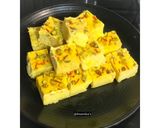 A picture of step 15 of Kolkata Special: Bhapa Aam-Sandesh/Mango Ice Cream Sandesh.