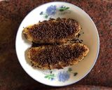 Foto langkah ke 7 dari resep Pisang bakar (toping coklat keju).
