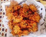 A picture of step 4 of Crispy crunchy alu pakoray.