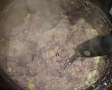 A picture of step 4 of Mashed arrowroots#seasonal ingredients.