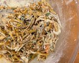 A picture of step 3 of Root veg pakoras.