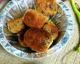 A picture of step 9 of Red spinach tikki.
