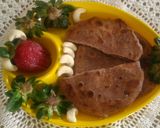 A picture of step 6 of Strawberry PuranPoli.