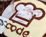 Foto langkah ke 10 dari resep Cake Ketagih (Cake Lukis dengan Cokelat).