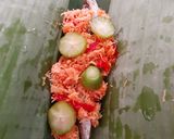 Foto langkah ke 3 dari resep Pepes Pindang Keranjang Bumbu Kelapa.