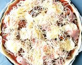 Une image de l'étape 6 de Pizza chèvre chorizo.
