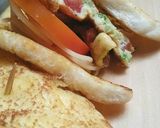Foto langkah ke 7 dari resep Sandwich spaghetti.