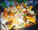 A picture of step 13 of Khatti meethi kurkury ki chaat.