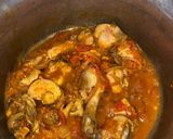 A picture of step 2 of Karelay chicken.