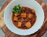 A picture of step 9 of Rajma paneer.