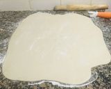 A picture of step 6 of Coconut chapati #coconutchapati.