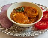 A picture of step 6 of Egg butter masala.