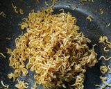 A picture of step 1 of Maggi sprout puff with salsa dip.