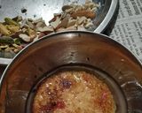 A picture of step 3 of Shahi Gajar Pak sandwich.