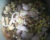 A picture of step 2 of Mbuzi Ulaya Fry with Honey.